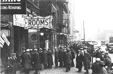 Capone's free soup kitchen (Chicago Historical Society)