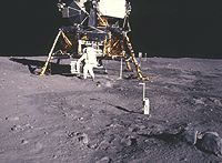 Aldrin deploying EASEP