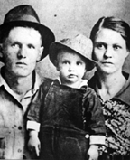 Vernon, Elvis and Gladys Presley