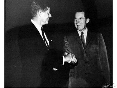 John F. Kennedy and Richard M. Nixon